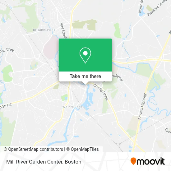 Mill River Garden Center map