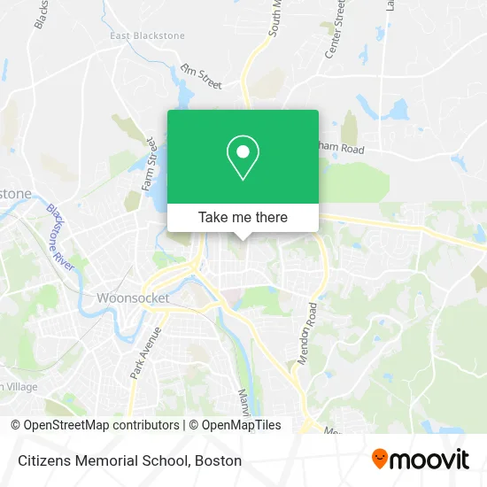 Citizens Memorial School map
