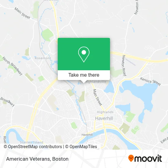 American Veterans map