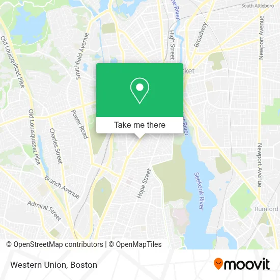Western Union map