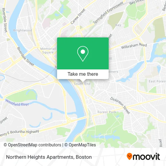 Northern Heights Apartments map