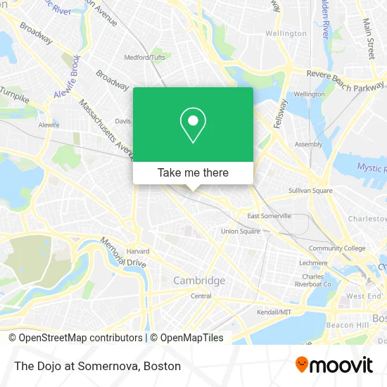 The Dojo at Somernova map