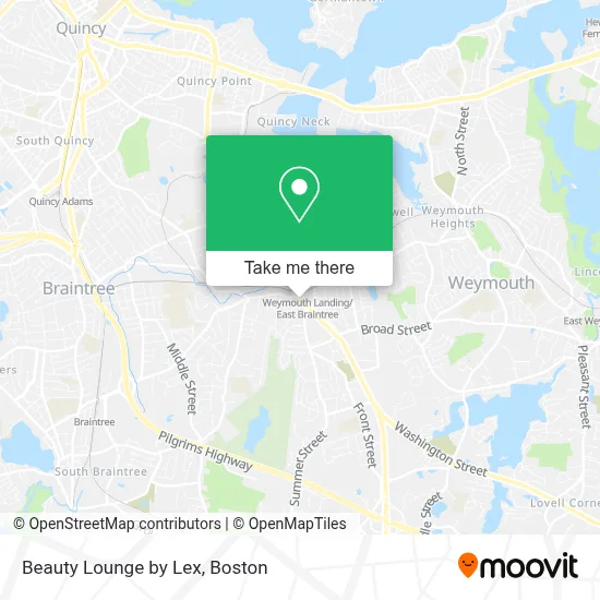Beauty Lounge by Lex map