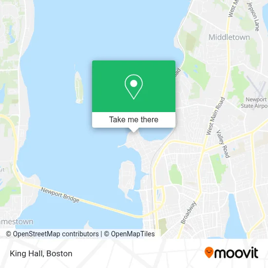 King Hall map