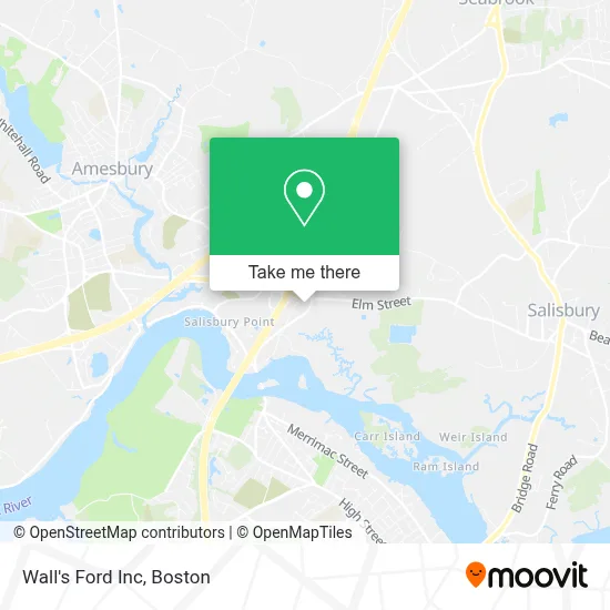 Wall's Ford Inc map