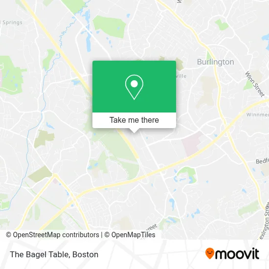 The Bagel Table map