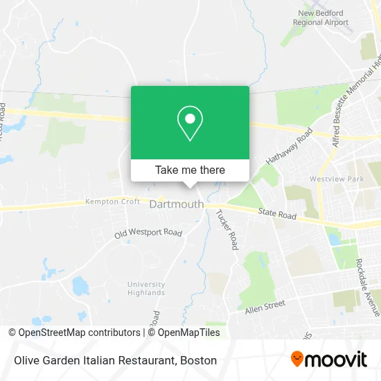 Olive Garden Italian Restaurant map