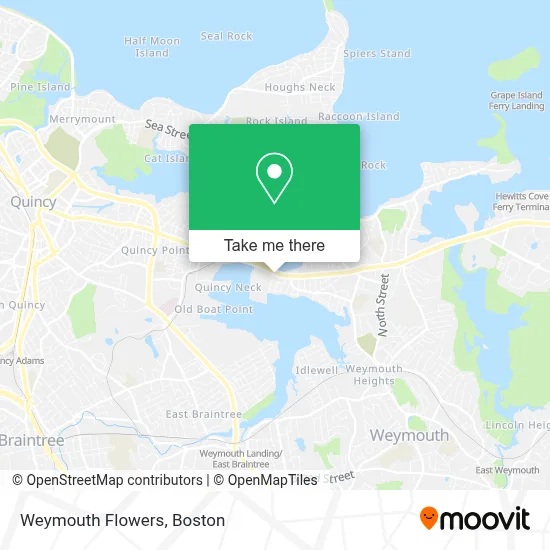 Weymouth Flowers map