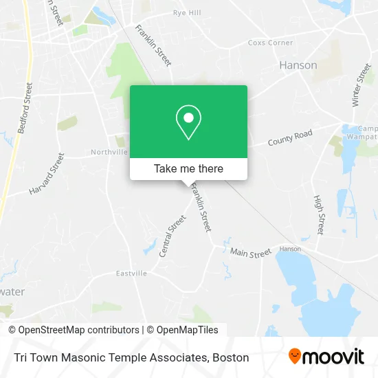Tri Town Masonic Temple Associates map