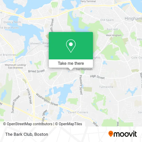 The Bark Club map