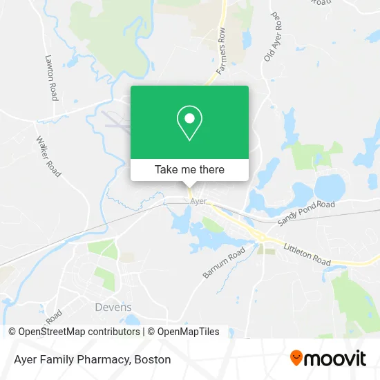 Ayer Family Pharmacy map