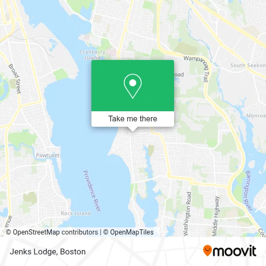 Jenks Lodge map