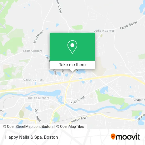 Happy Nails & Spa map