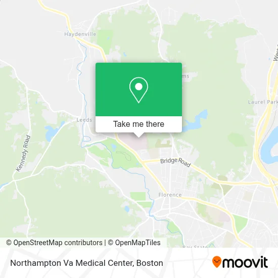 Northampton Va Medical Center map