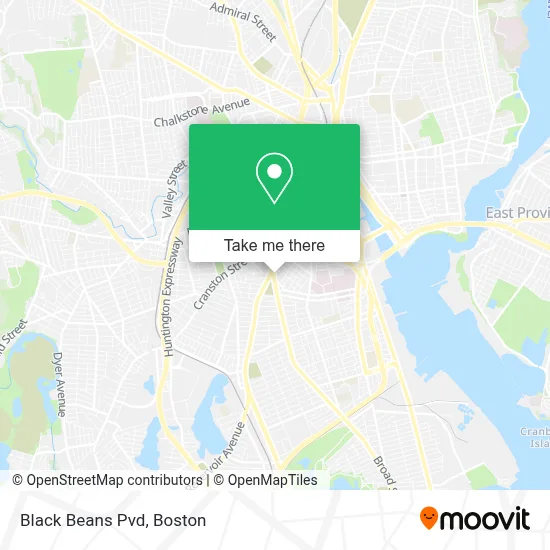 Black Beans Pvd map