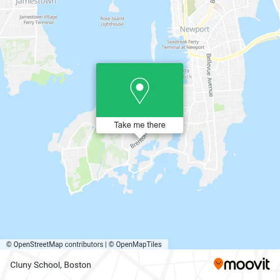 Cluny School map