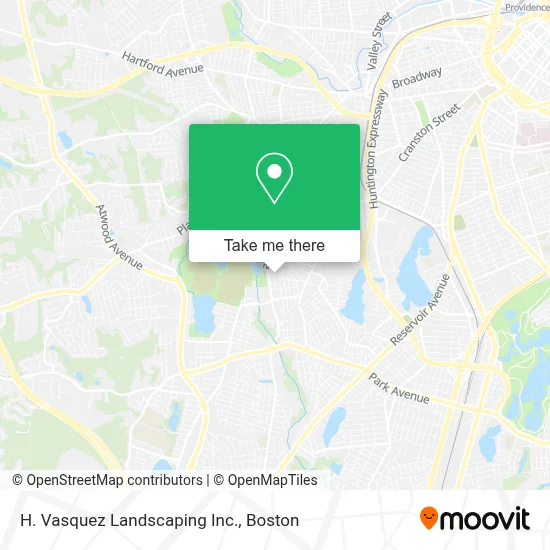 H. Vasquez Landscaping Inc. map
