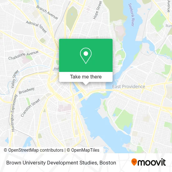 Brown University Development Studies map