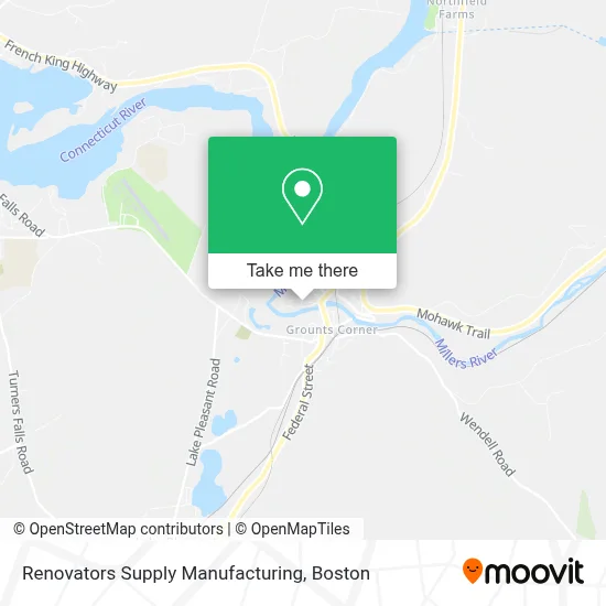 Renovators Supply Manufacturing map