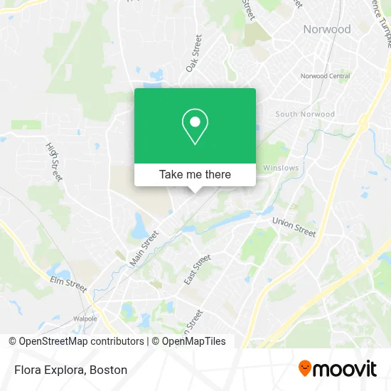 Flora Explora map