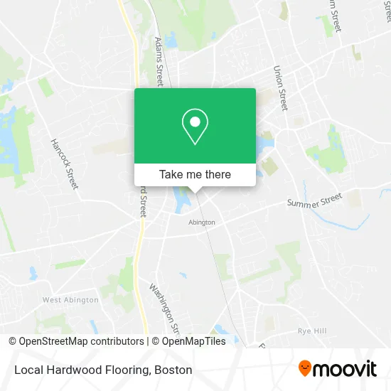 Local Hardwood Flooring map