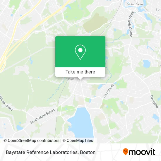 Baystate Reference Laboratories map