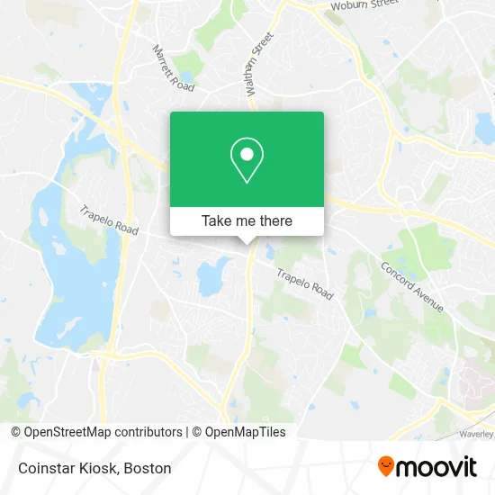 Coinstar Kiosk map
