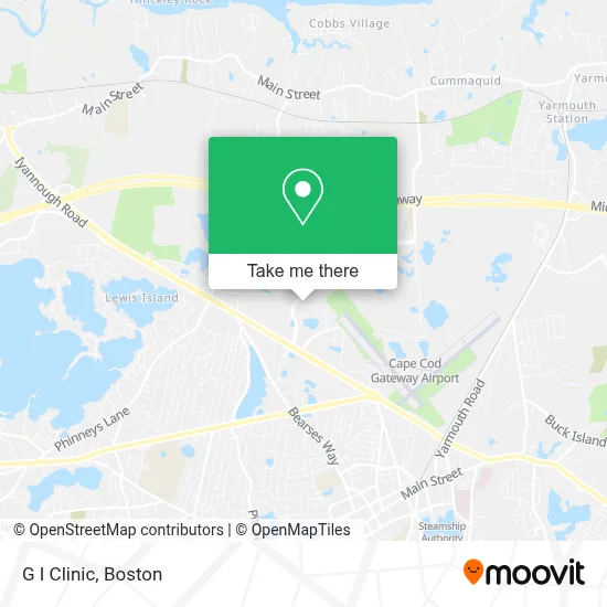 G I Clinic map
