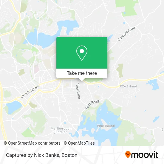 Captures by Nick Banks map
