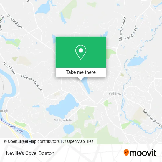 Neville's Cove map