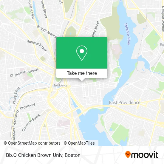 Bb.Q Chicken Brown Univ map