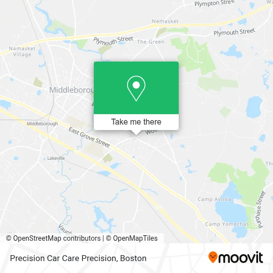 Precision Car Care Precision map