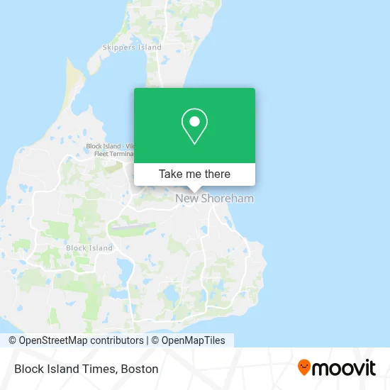 Block Island Times map