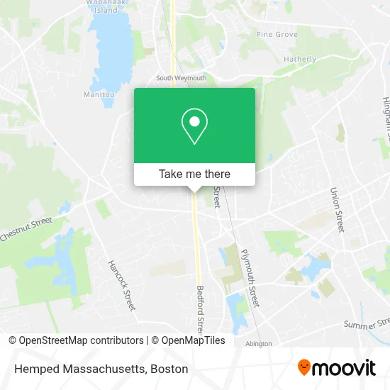 Hemped Massachusetts map