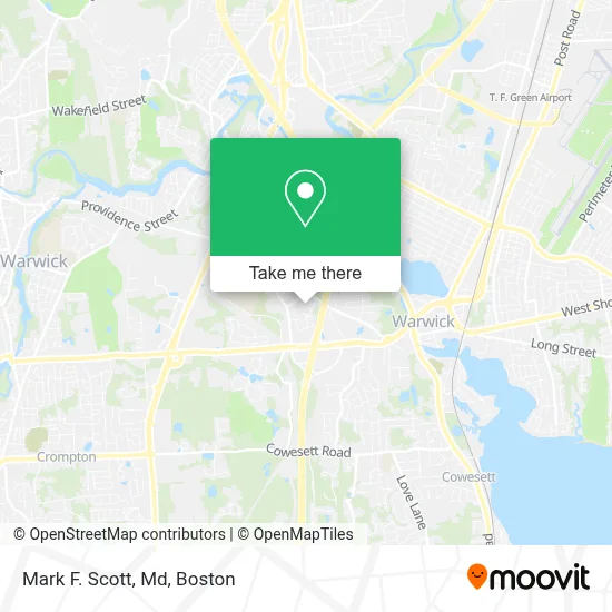 Mark F. Scott, Md map