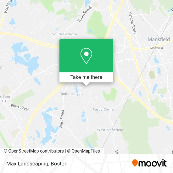 Max Landscaping map
