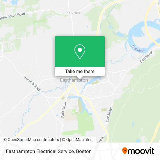 Easthampton Electrical Service map