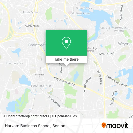 Harvard Business School map