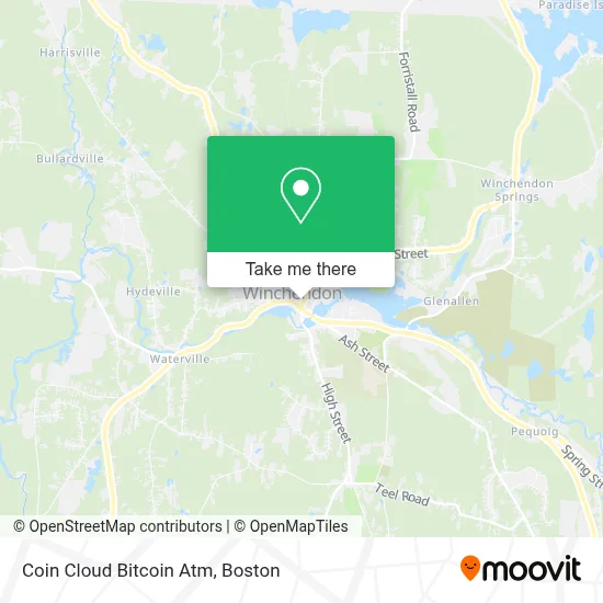 Coin Cloud Bitcoin Atm map