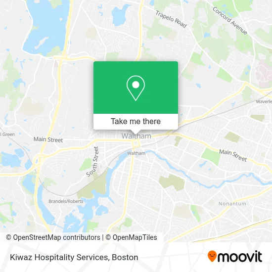 Kiwaz Hospitality Services map