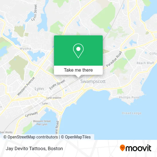 Jay Devito Tattoos map