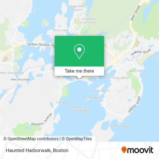 Haunted Harborwalk map