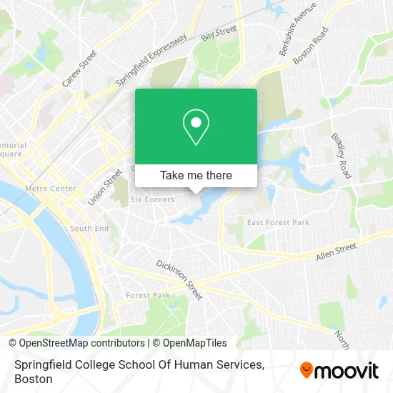 Springfield College School Of Human Services map