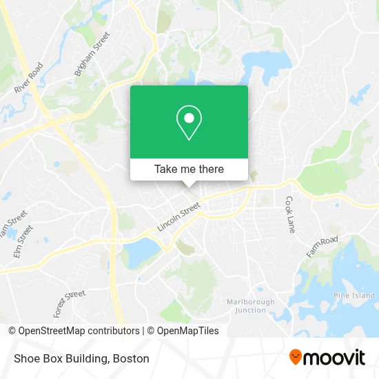Shoe Box Building map