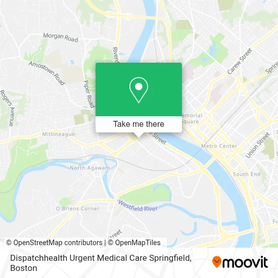 Dispatchhealth Urgent Medical Care Springfield map