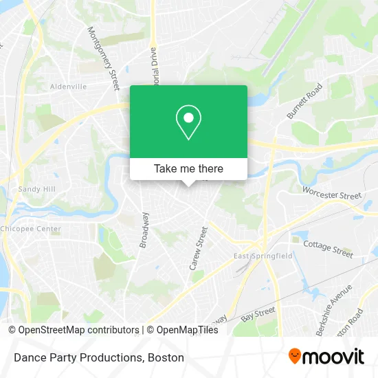Dance Party Productions map