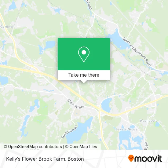 Kelly's Flower Brook Farm map