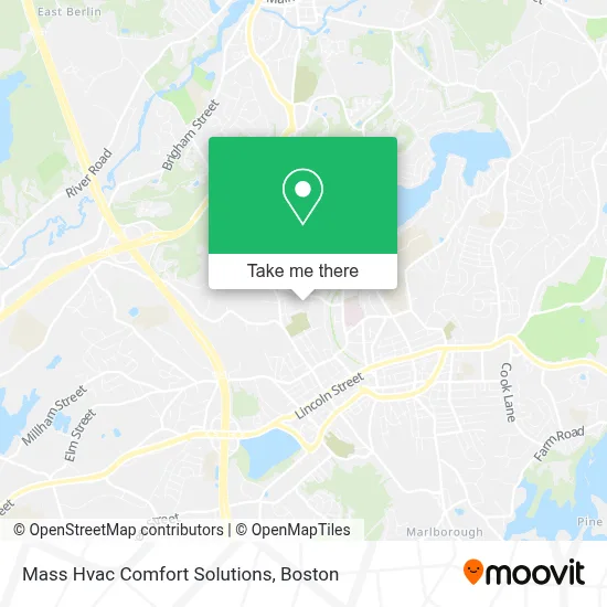 Mass Hvac Comfort Solutions map