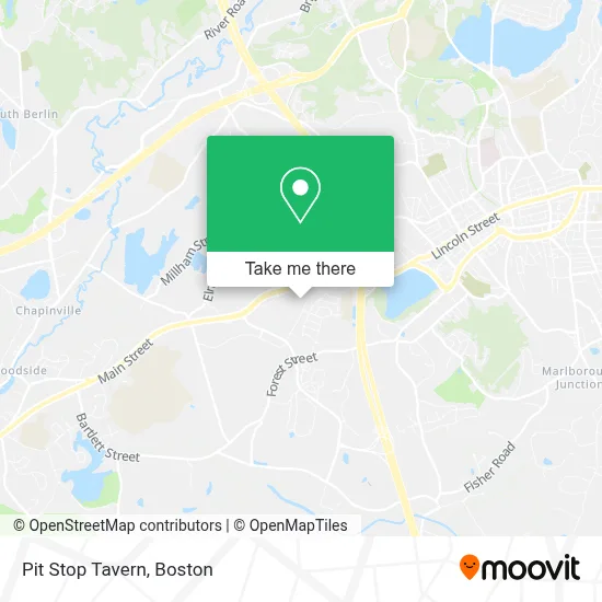 Pit Stop Tavern map