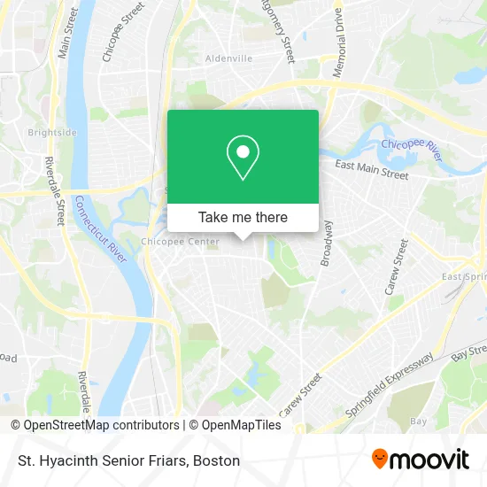 St. Hyacinth Senior Friars map